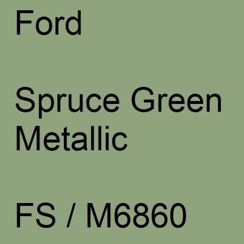 Ford, Spruce Green Metallic, FS / M6860.